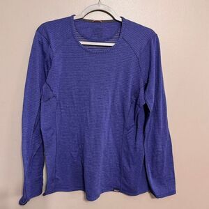 Patagonia Blue Long Sleeve Women's Top
